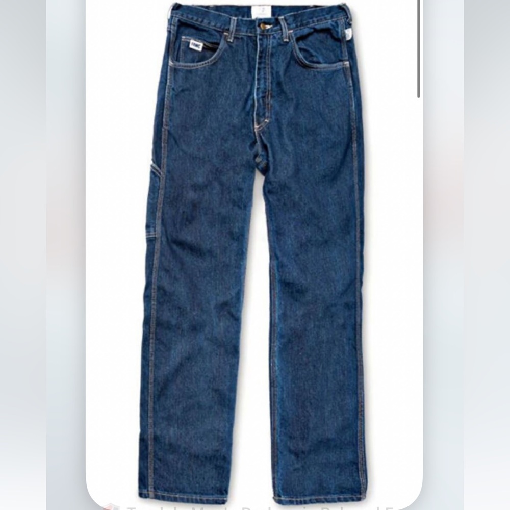 Tyndale Mens Broken-in Relaxed Carpenter FR Jeans